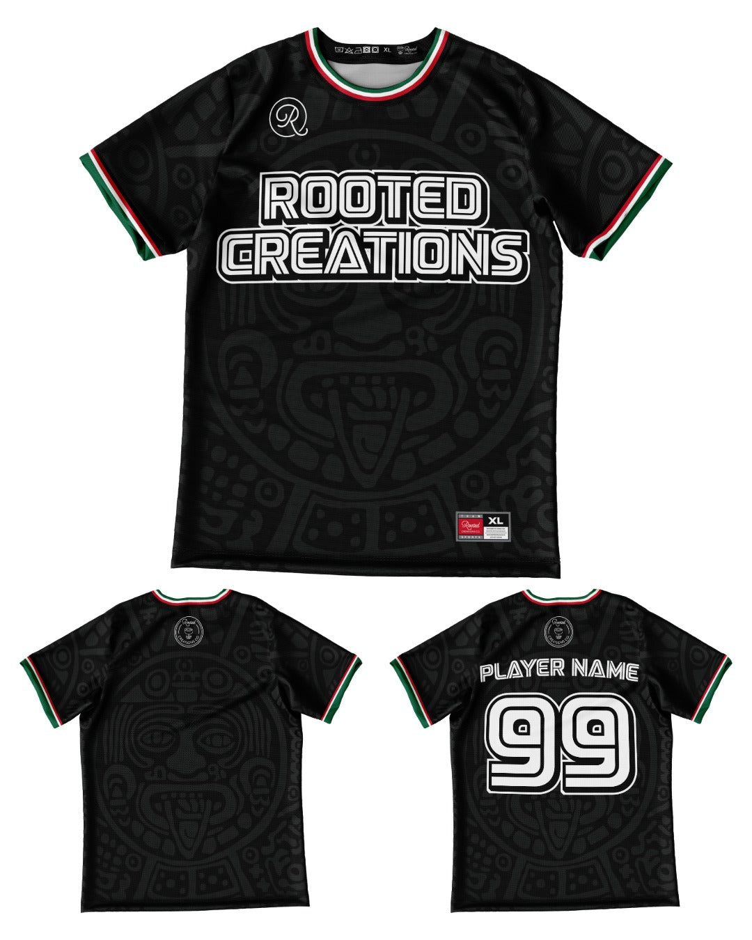 98' Mexico Short Sleeve Jersey - Black