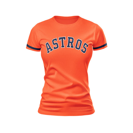 PVLL Astros Personalized Name & Number Womens Tee