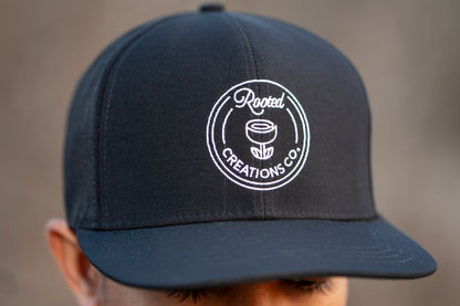 Perforated Snapback - Black/Black