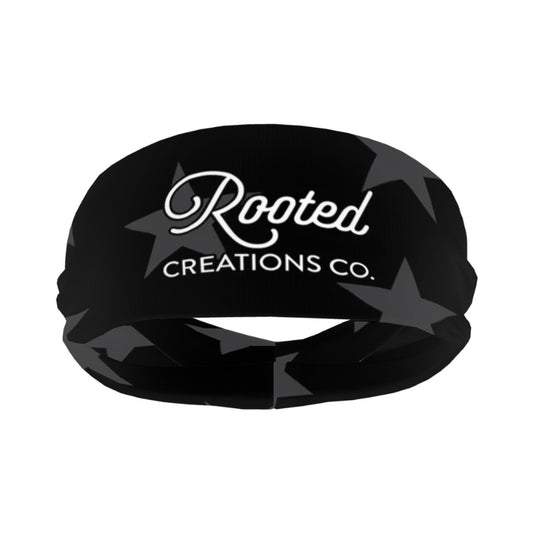 Rooted Creations Dark Stars Sports Headband