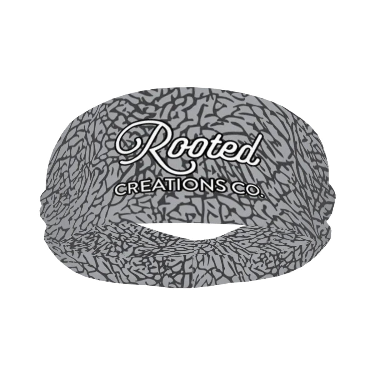 Rooted Creations Cement Print Sports Headband