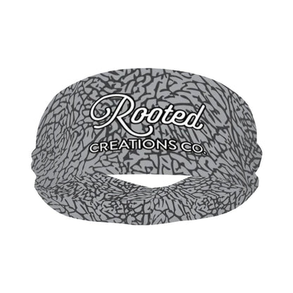 Rooted Creations Cement Print Sports Headband