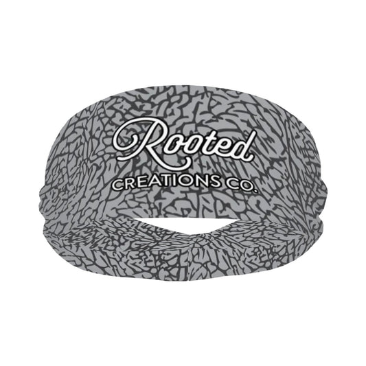 Rooted Creations Cement Print Sports Headband