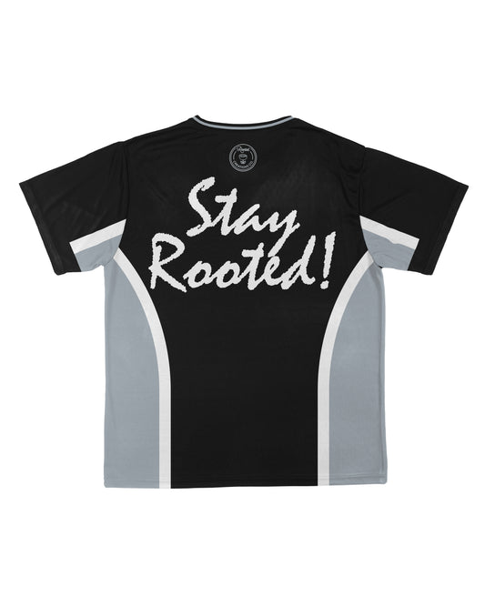 'Black & Silver' Mesh Jersey