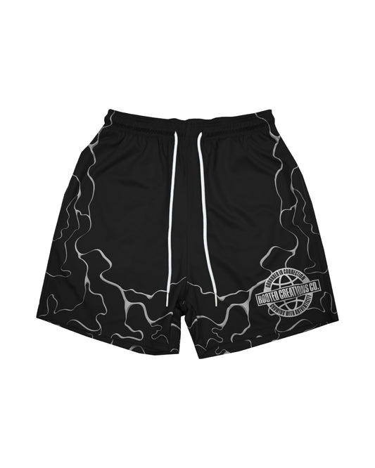 'Lightning' Mesh Shorts