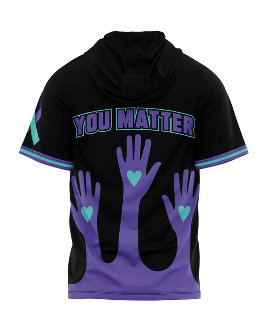 'Suicide Awareness' Short Sleeve Hood Jersey (Buy-In)