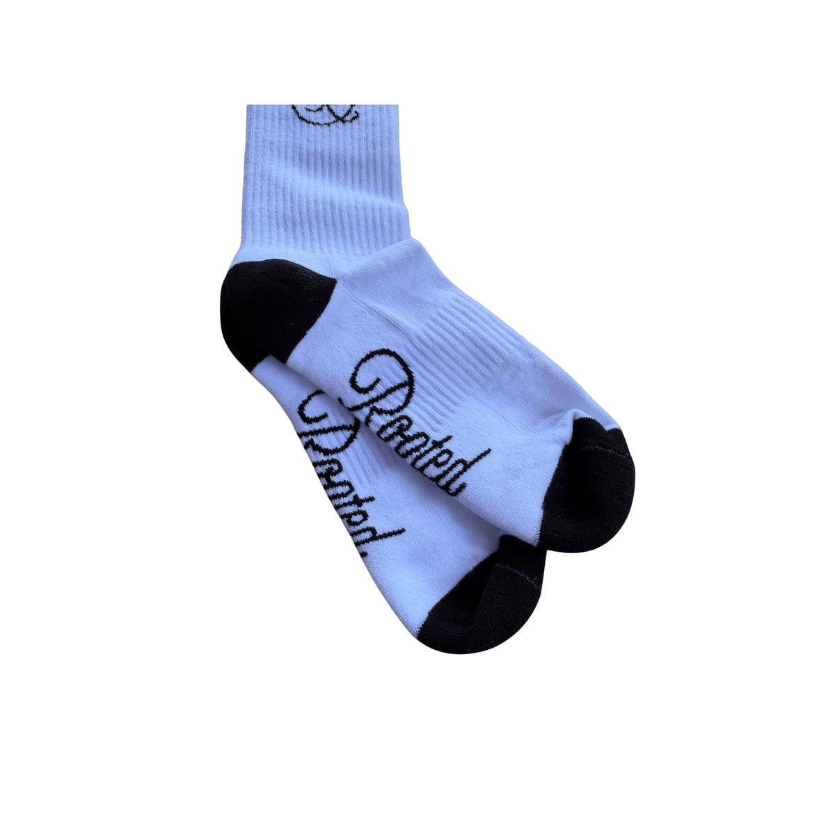 Ringer Socks - White/Black