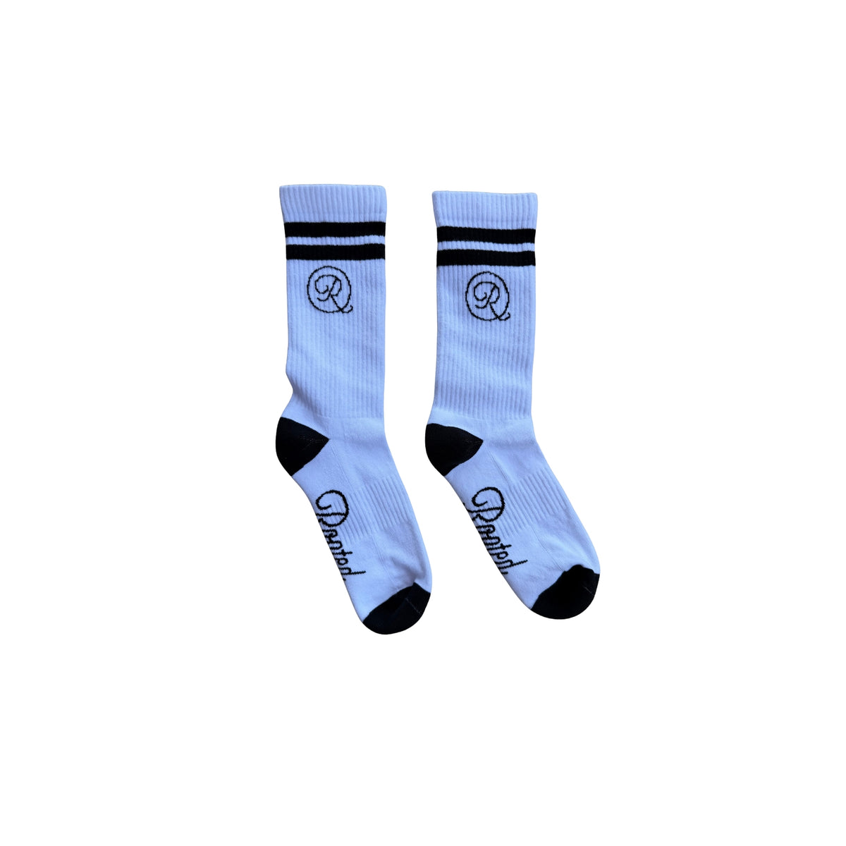 Ringer Socks - White/Black