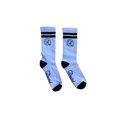 Ringer Socks - White/Black