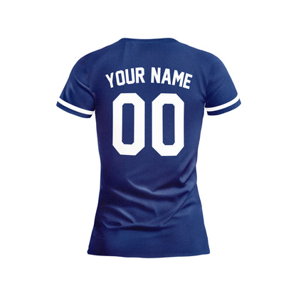 PVLL Dodgers Personalized Name & Number Womens Tee