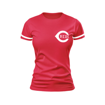 PVLL Reds Personalized Name & Number Womens Tee