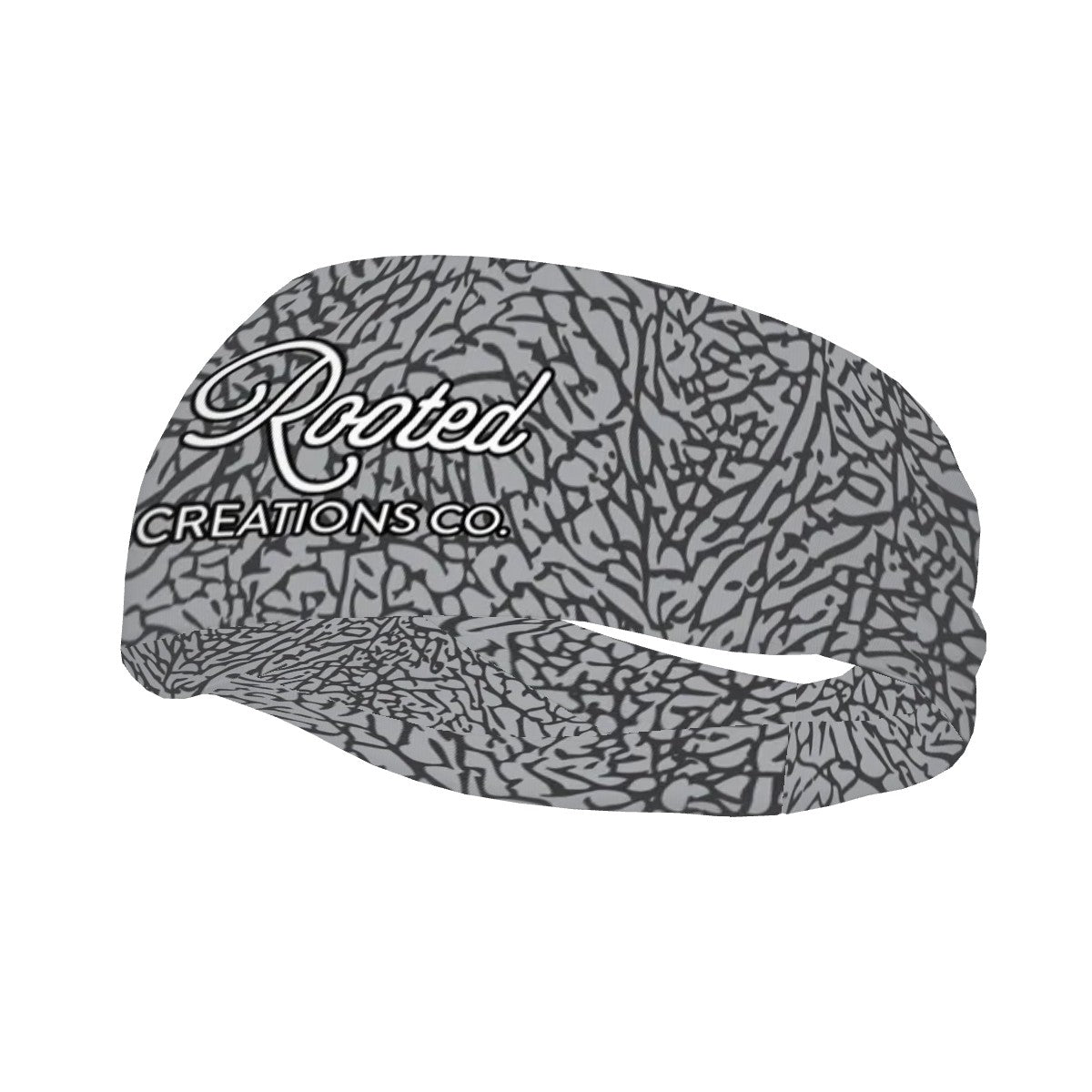 Rooted Creations Cement Print Sports Headband